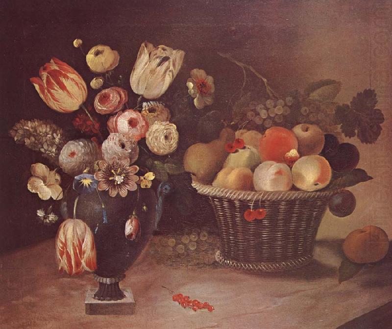 William Buelow Gould Flowers and Fruit oil painting picture